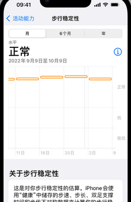 沁源iPhone手机维修如何在iPhone开启'步行稳定性通知'