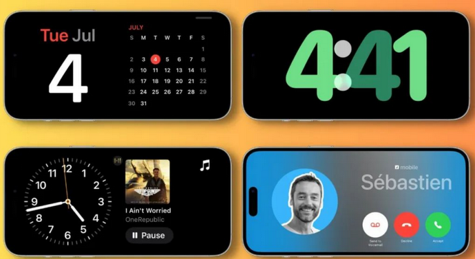 沁源苹果手机维修分享iOS17横屏充电待机显示有什么好处 